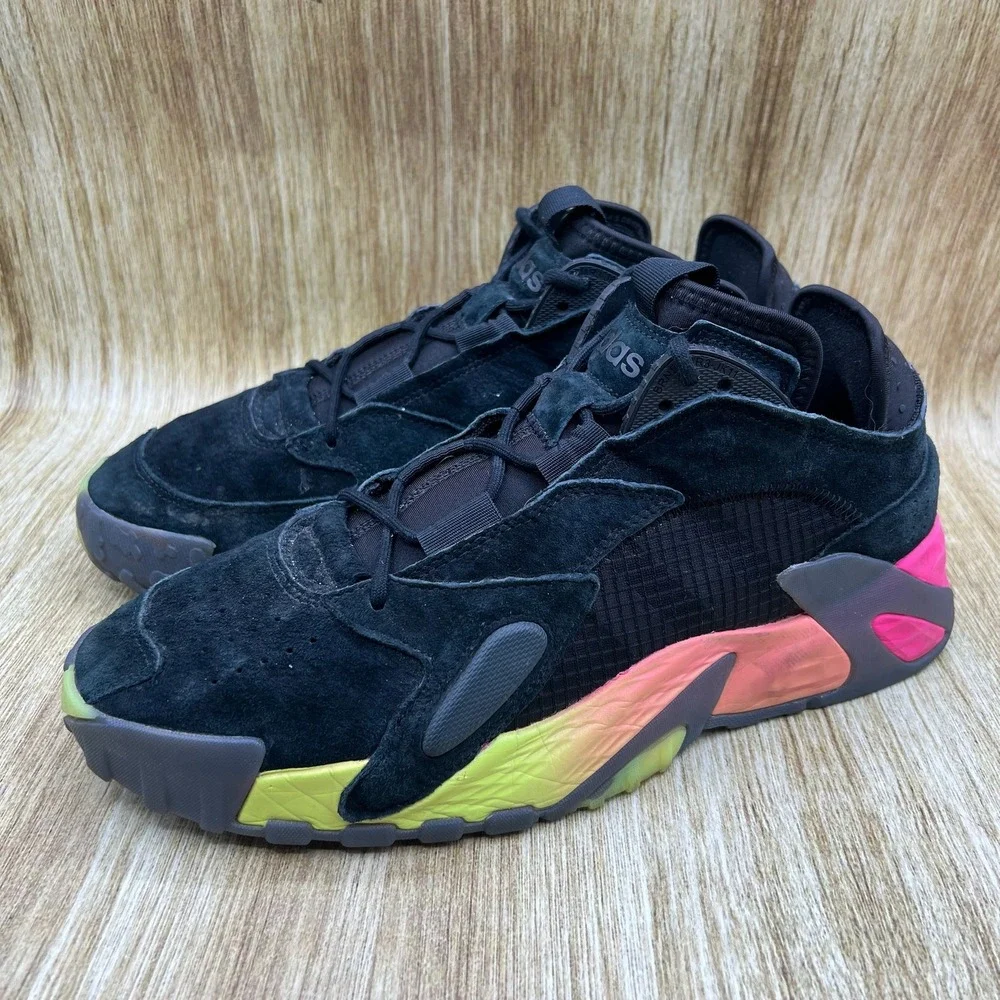 Adidas Streetball‎ Men's Size 10.5 Basketball Shoes Black Multi Sneakers EF1906